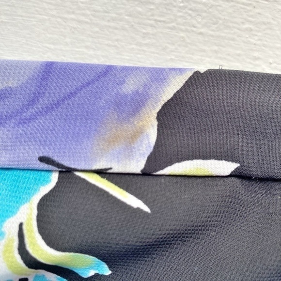 Coldwater Creek Vintage Purple‎ Floral Midi Flowy Skirt - Picture 9 of 10